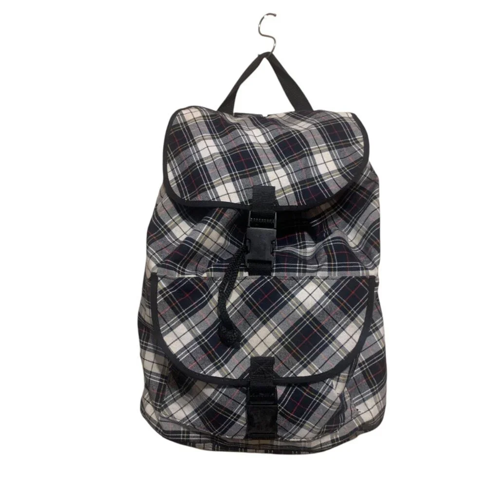 Authentic Private‎ School Catholic Plaid Large Backpack Made in the USA